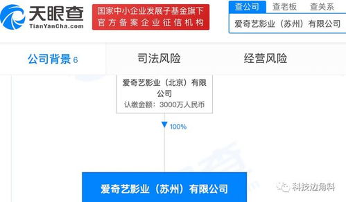 爱奇艺苏州成立影业公司，布局多元化影视与零售业务